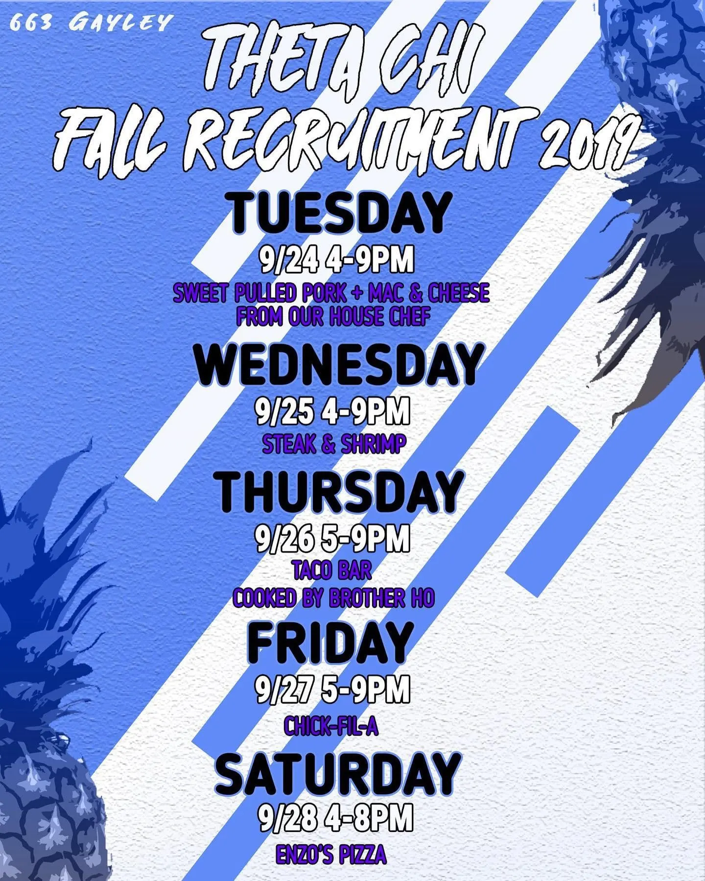 Ready to see you all tomorrow #RushThetaChi