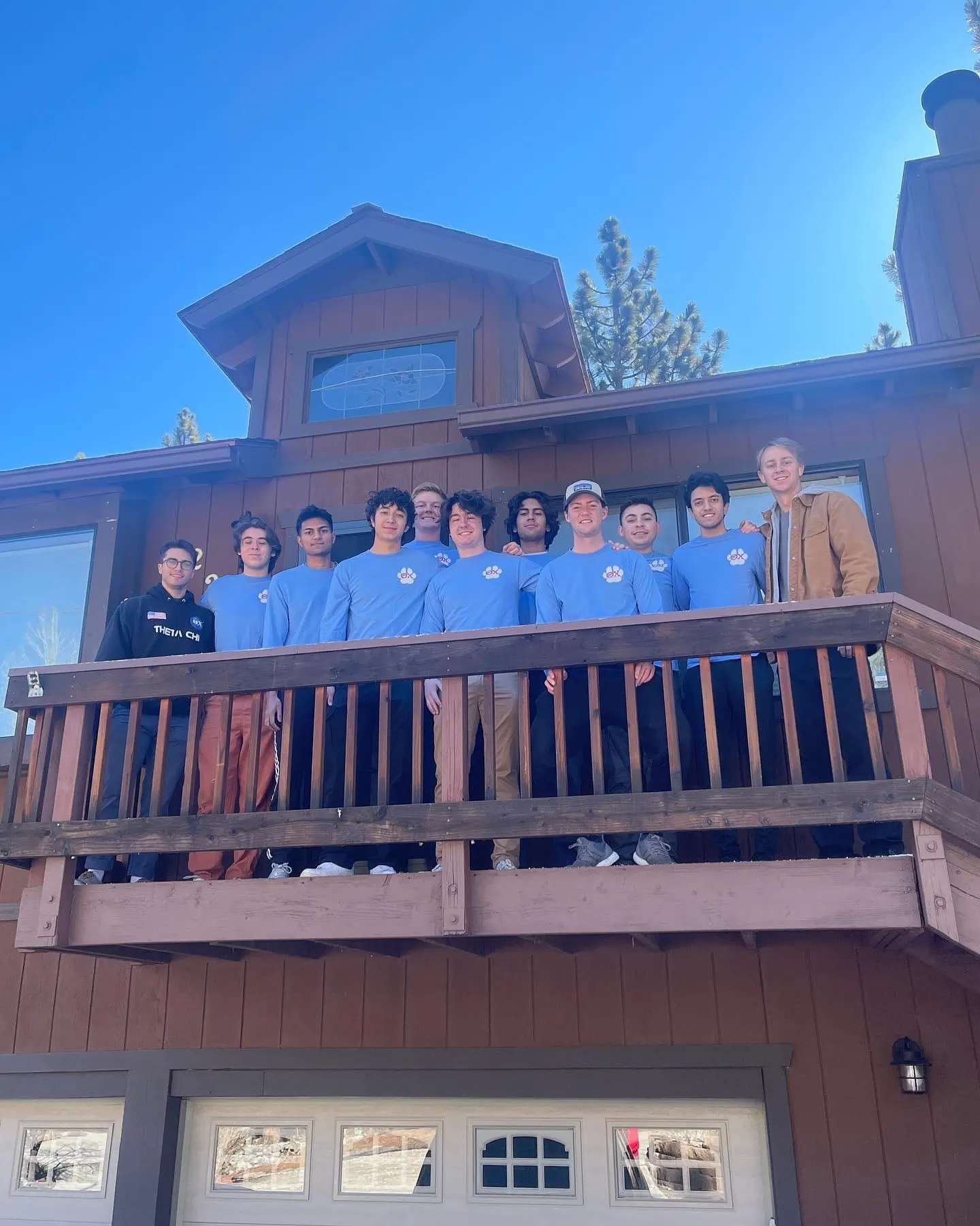 Pre-finals pledge retreat was icy ❄️