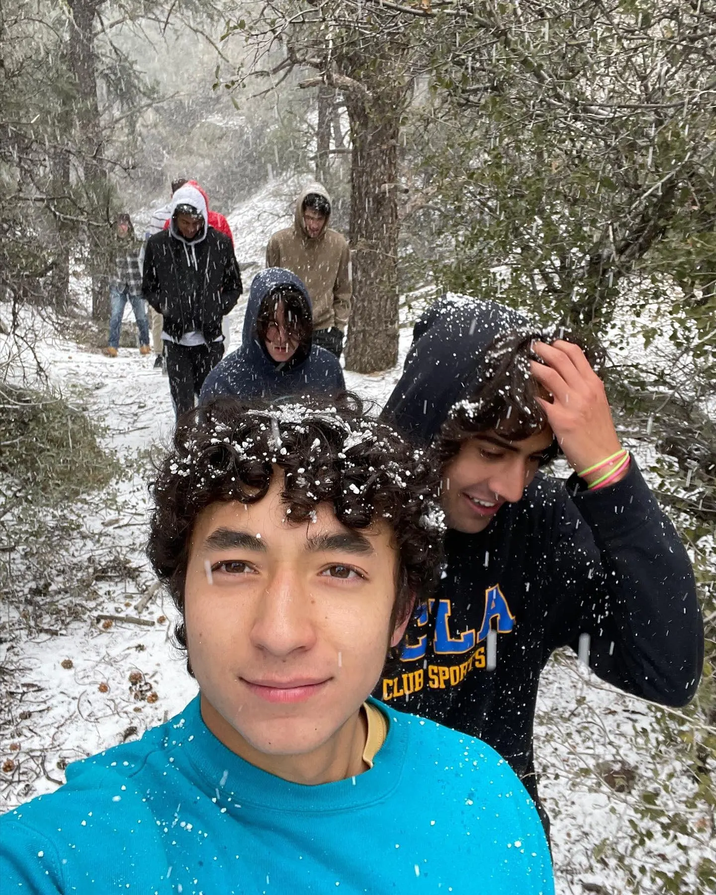 Pre-finals pledge retreat was icy ❄️