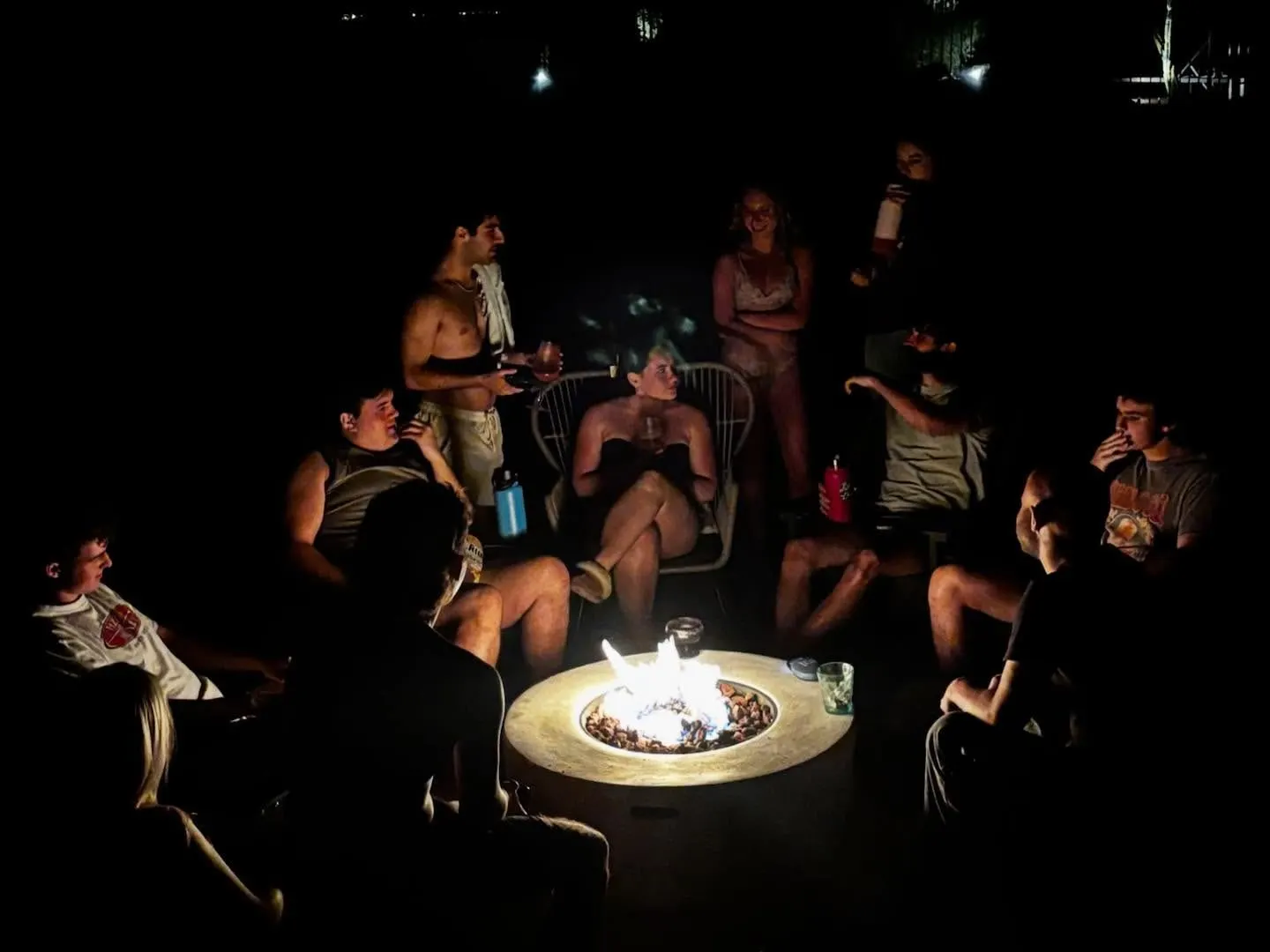 Eclectic c-sesh where lagooning was the main activity #θχ #franksinatrahousehasalagoon…